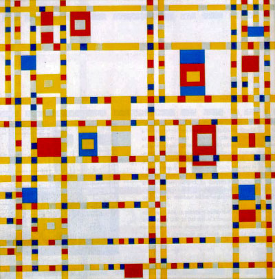 Today's picture is Mondrian's celebrated 